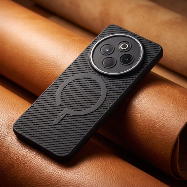 Gripon Black (Grey RING) Silicone Case for Vivo T4 - The Hatke