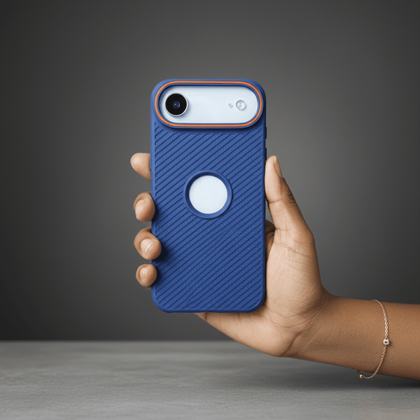 Gripon Dark Blue Silicone Case for Apple iphone Air - The Hatke