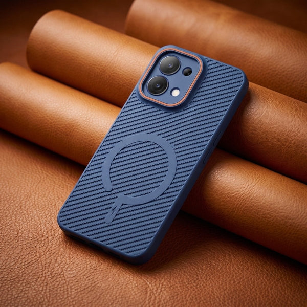 Gripon Dark Blue Silicone Case for Oppo F31 - The Hatke