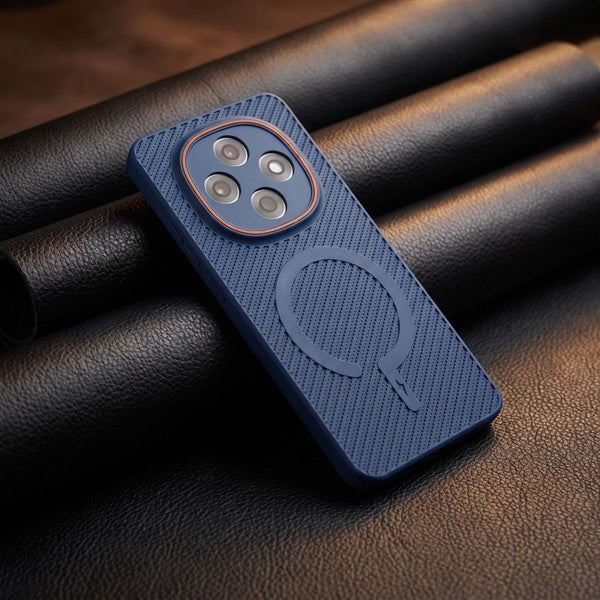 Gripon Dark Blue Silicone Case for Oppo F31 Pro - The Hatke