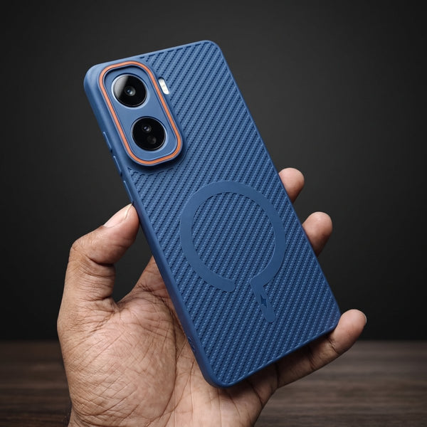 Gripon Dark Blue Silicone Case for Vivo T5 Pro - The Hatke