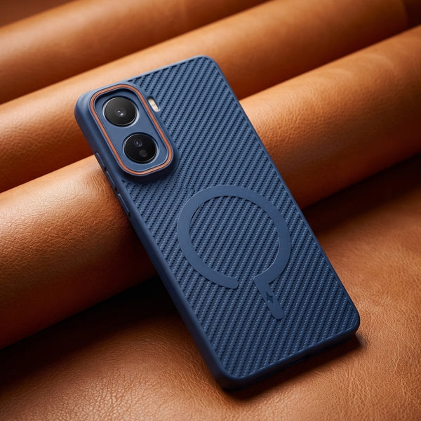 Gripon Dark Blue Silicone Case for Vivo T5 Pro - The Hatke