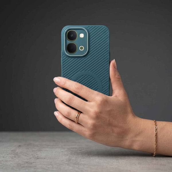 Gripon Green Silicone Case for iQOO Z11X - The Hatke