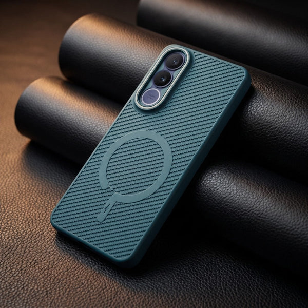Gripon Green Silicone Case for Vivo V70 FE - The Hatke