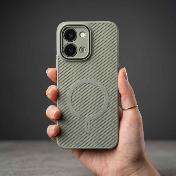 Gripon Grey Silicone Case for iQOO Z11X - The Hatke