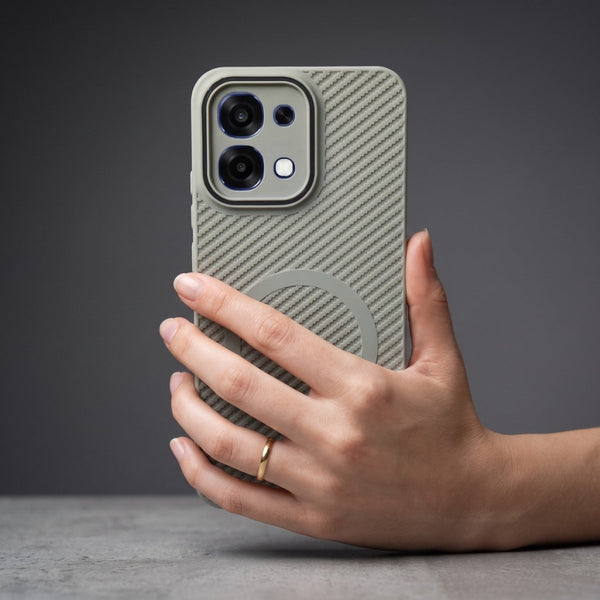 Gripon Grey Silicone Case for Oppo F31 - The Hatke