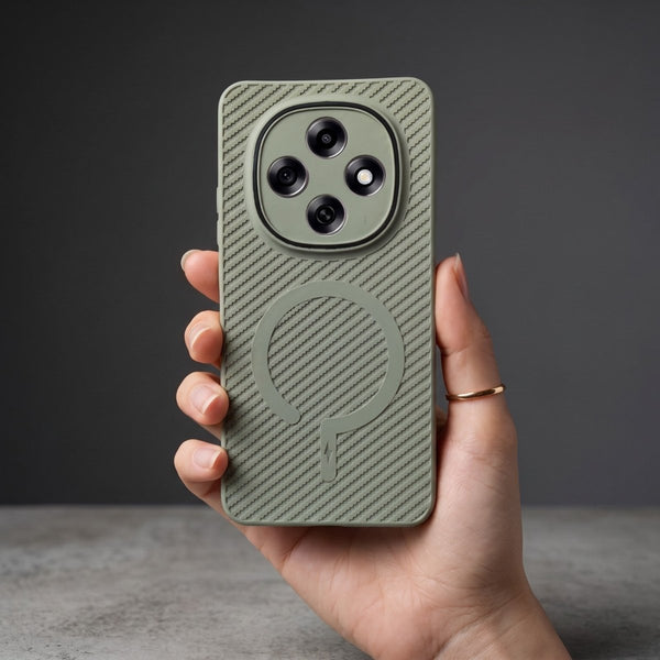 Gripon Grey Silicone Case for Oppo F31 Pro - The Hatke