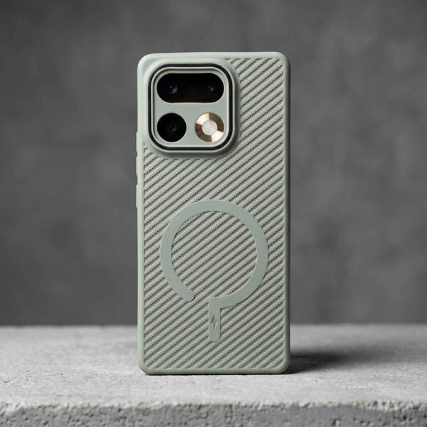 Gripon Grey Silicone Case for Realme 16 Pro - The Hatke