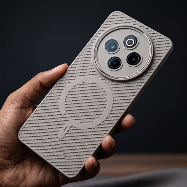 Gripon Grey Silicone Case for Vivo T4 - The Hatke
