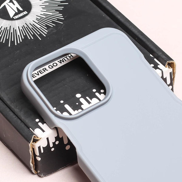 GripStand Cloud blue Silicone case for Apple iphone 16 Pro Max - The Hatke