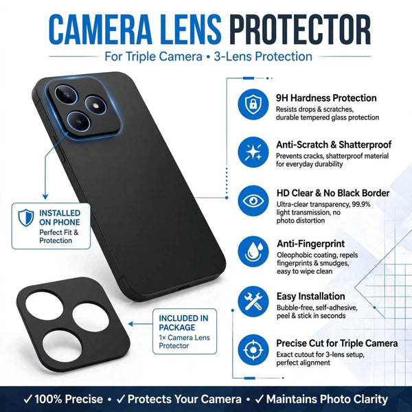 Guard your Realme C65 Camera Lens - The Hatke