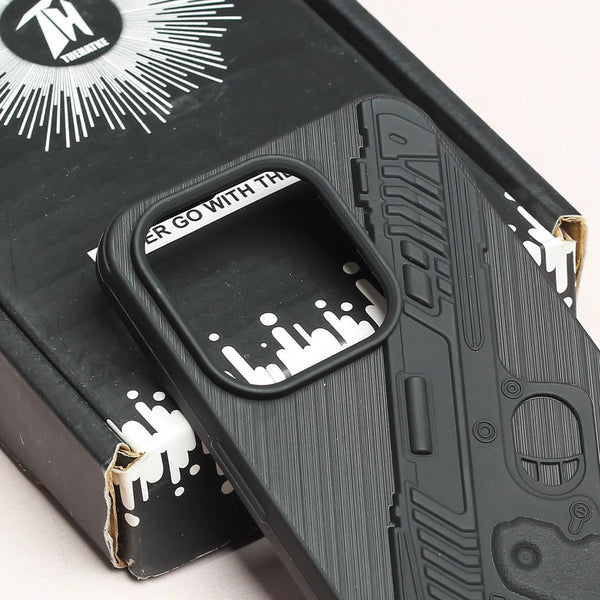 Gun Design Silicone case for Apple iphone 14 Pro - The Hatke
