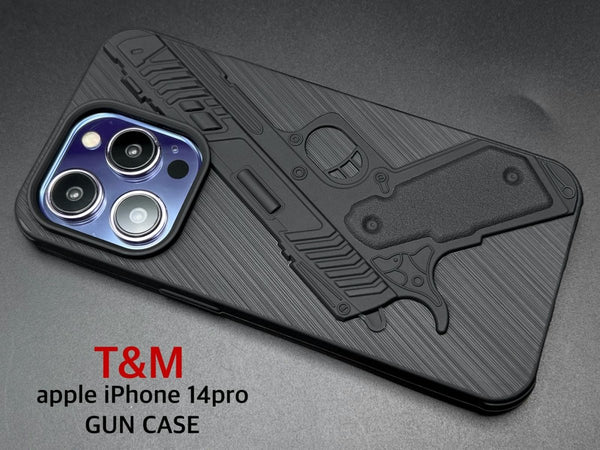 Gun Design Silicone case for Apple iphone 14 Pro - The Hatke