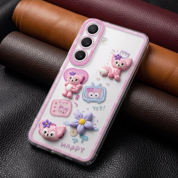 Happy Cute Time Silicone Case for Samsung A36 - The Hatke