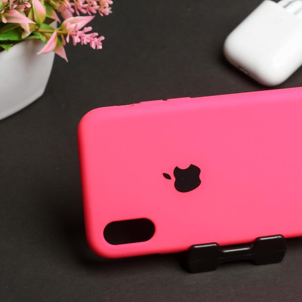 Hot Pink Original Silicone case for Apple iphone X/xs - The Hatke