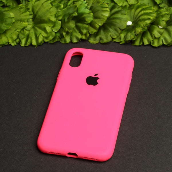 Hot Pink Original Silicone case for Apple iphone X/xs - The Hatke