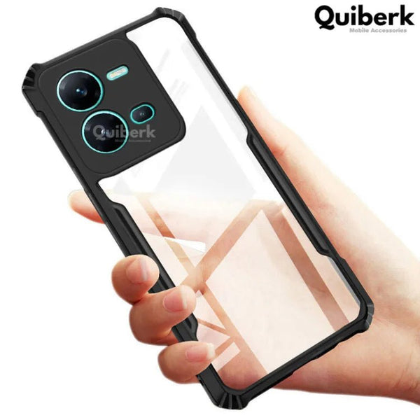 Hybrid Shockproof Silicone Case for Vivo V25 - The Hatke