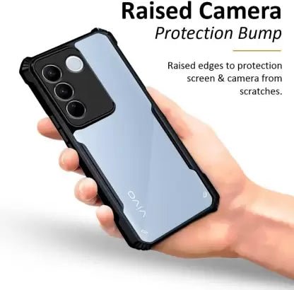 Hybrid Shockproof Silicone Case for Vivo V27 5G - The Hatke