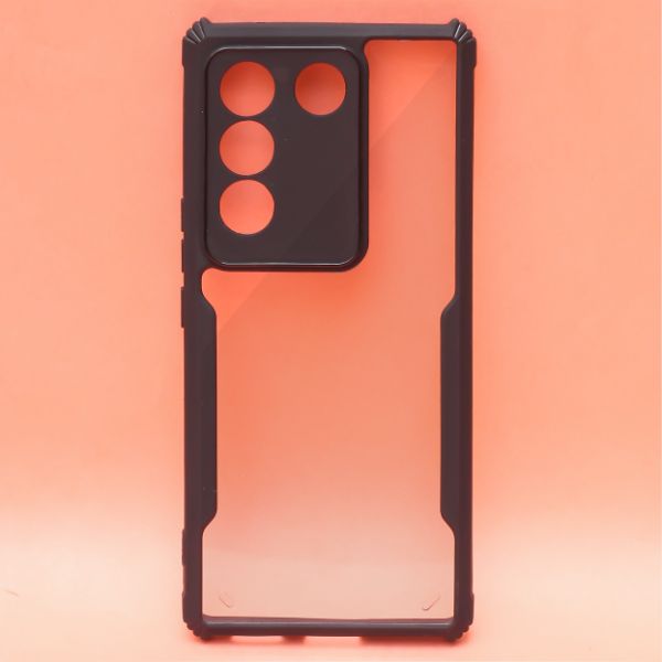 Hybrid Shockproof Silicone Case for Vivo V27 5G - The Hatke
