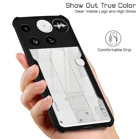 Hybrid Shockproof silicone protective transparent Case for Nothing Phone 3 - The Hatke