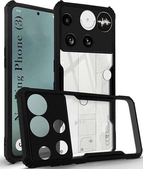 Hybrid Shockproof silicone protective transparent Case for Nothing Phone 3 - The Hatke