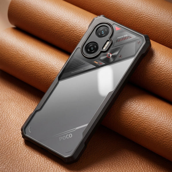 Hybrid Shockproof silicone Safe transparent Case for Poco F7 - The Hatke