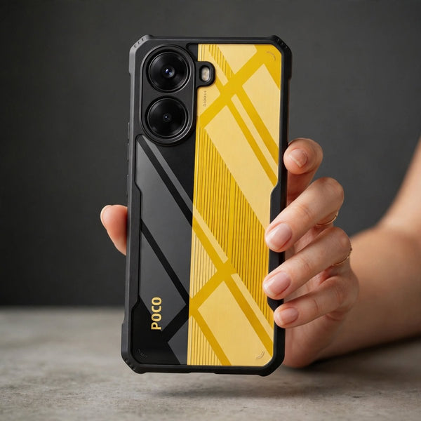 Hybrid Shockproof silicone Safe transparent Case for Poco X7 Pro - The Hatke