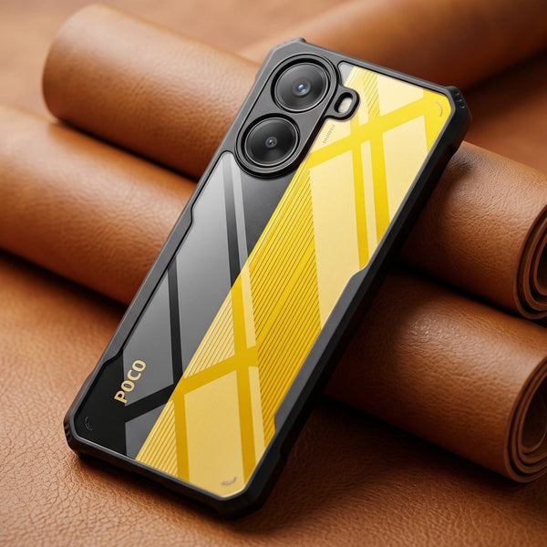 Hybrid Shockproof silicone Safe transparent Case for Poco X7 Pro - The Hatke
