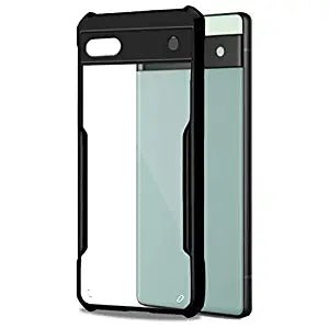 Hybrid Shockproof silicone transparent Case for Google Pixel 6 - The Hatke
