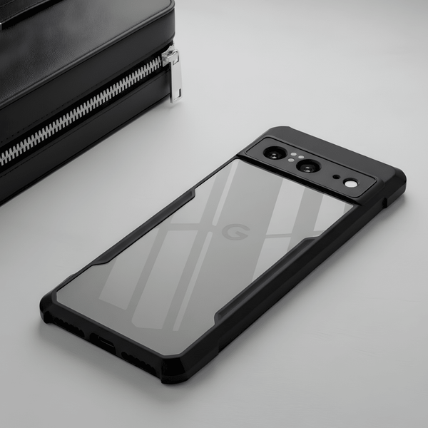 Hybrid Shockproof silicone transparent Case for Google Pixel 8 - The Hatke