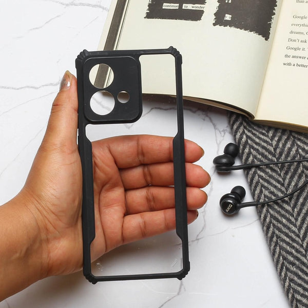 Hybrid Shockproof transparent Silicone Case for Motorola G84 - The Hatke