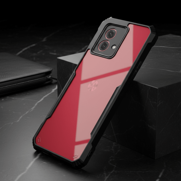 Hybrid Shockproof transparent Silicone Case for Motorola G84 - The Hatke
