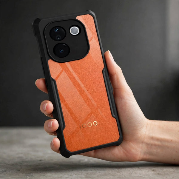 Hybrid Shockproof Transparent Silicone Case for Vivo T3 Pro - The Hatke
