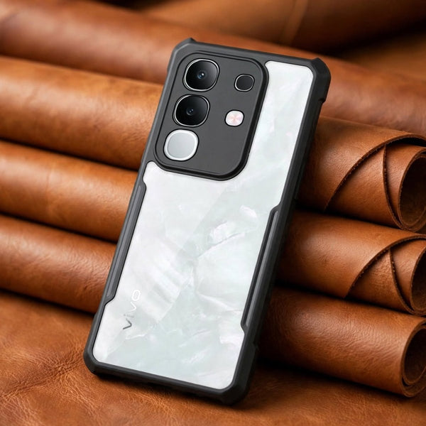 Hybrid Shockproof Transparent Silicone Case for Vivo Y29 4G - The Hatke