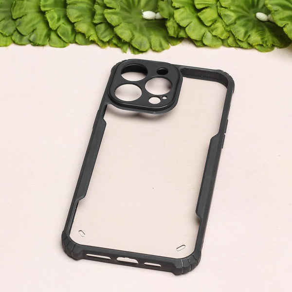 Hybrid Shockproof Transparent Silicone Safe Case for Apple iphone 12 pro max - The Hatke