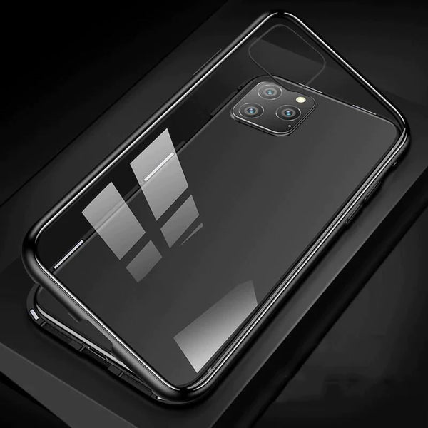 Transparent Magnetic Back Case for Apple iphone 11 Pro