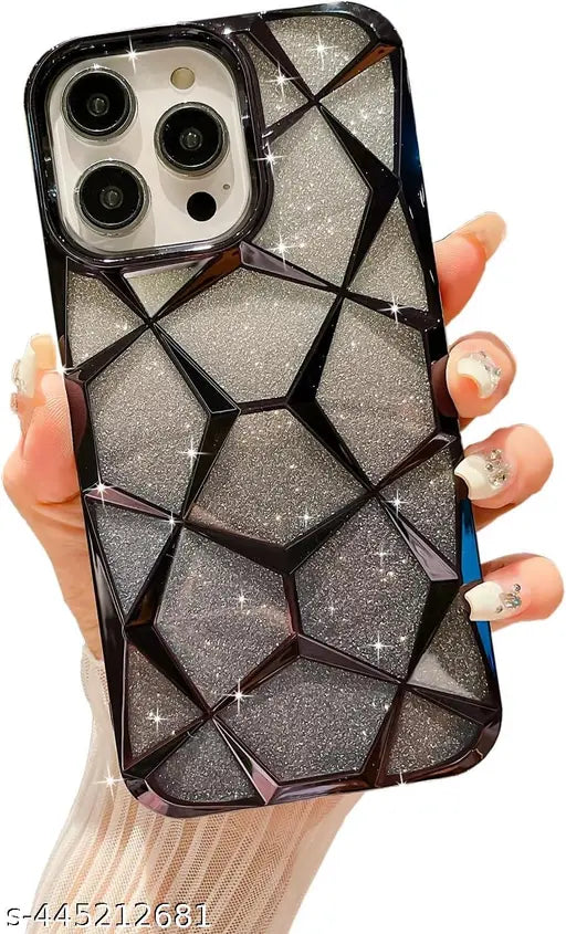 Dazzle Black Silicone case for Apple iphone 14 Pro