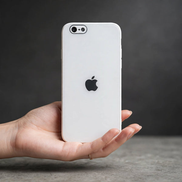 White Camera Safe mirror case for Apple Iphone 6/6s