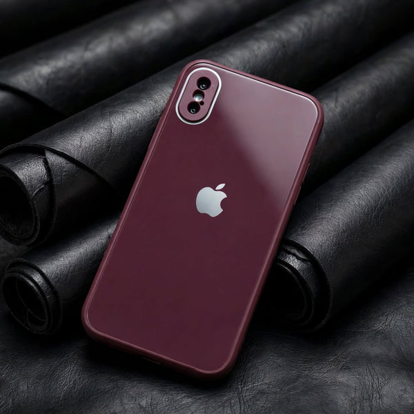 Mehroon Camera Safe mirror case for Apple Iphone X/Xs