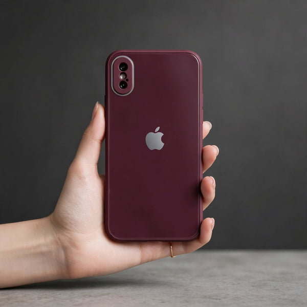 Mehroon Camera Safe mirror case for Apple Iphone X/Xs