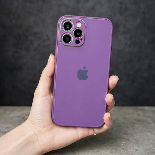 Voilet Camera Safe mirror case for Apple Iphone 12 Pro