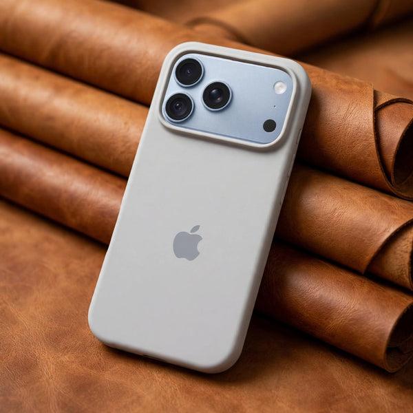 Light Brown Original Silicone case for Apple iphone 18 Pro