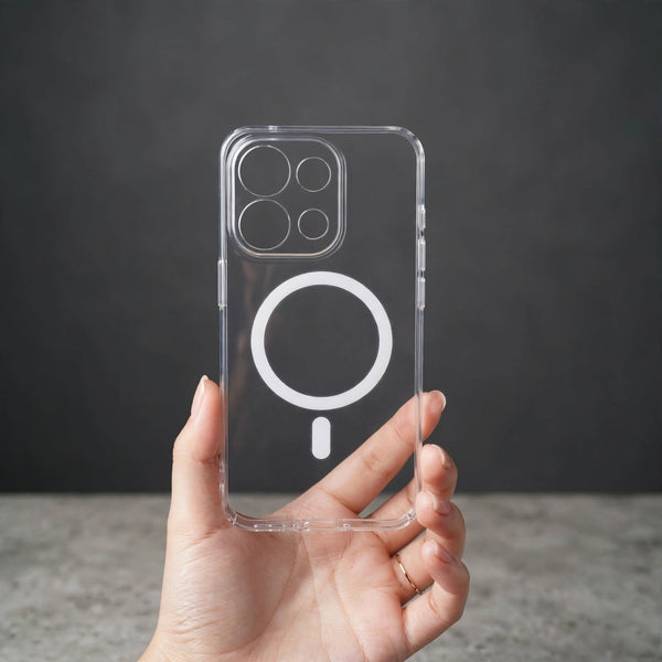 Anti Yellow Magsafe Transparent Case for Oppo Reno 16c
