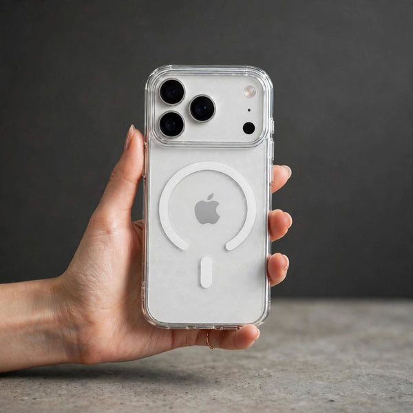 MagSafe Clear Transparent Silicone case for Apple iphone 18 Pro Max