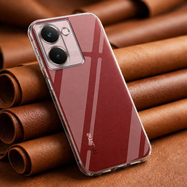 SilicaClear Transparent Silicone Case for Realme P3 Ultra