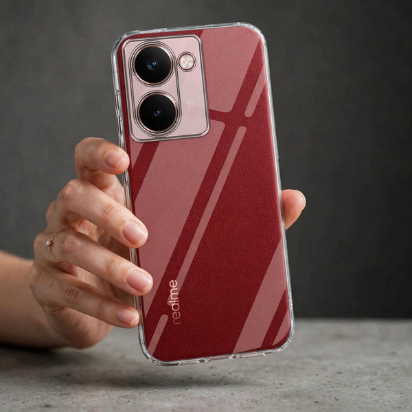 SilicaClear Transparent Silicone Case for Realme P3 Ultra