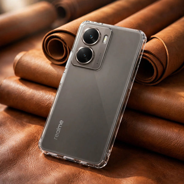 SilicaClear Transparent Silicone Case for Realme P3