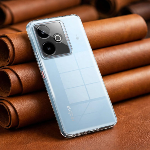 SilicaClear Transparent Silicone Case for Realme GT 7