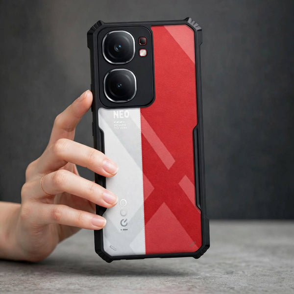 Hybrid Shockproof Transparent Silicone Case for IQOO NEO 9