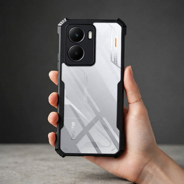 Hybrid Shockproof Transparent Silicone Case for Realme P3